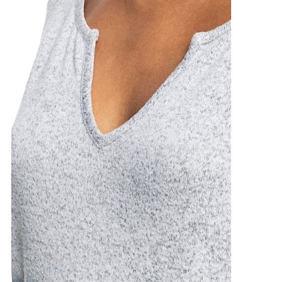 ROXY Super Soft Staying True Crew Dip Dye Long Sleeve PJ TOP Only - Picture 5 of 12